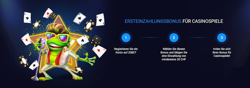 20Bet Casino Willkommensbonus