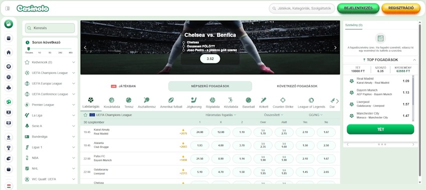 Casinolo sportfogadás Magyarországon