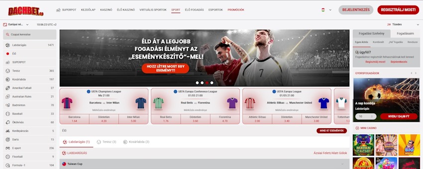 Dachbet sportfogadás Magyarországon