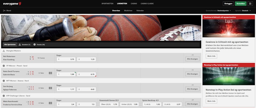 Everygame Live Wetten