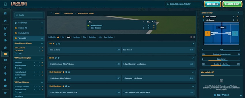 Larabet Live Wetten