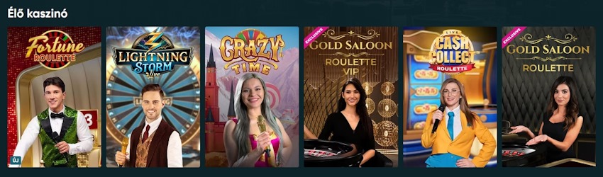 LegendPlay kaszinó élő játékok