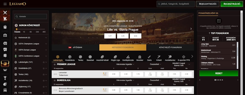 Legiano sportfogadás Magyarországon