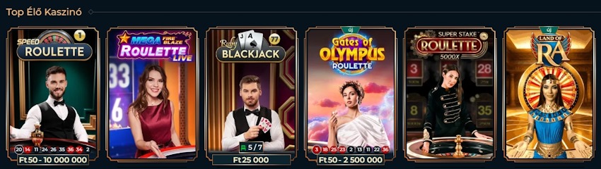 MonsterWin kaszinó élő játékok