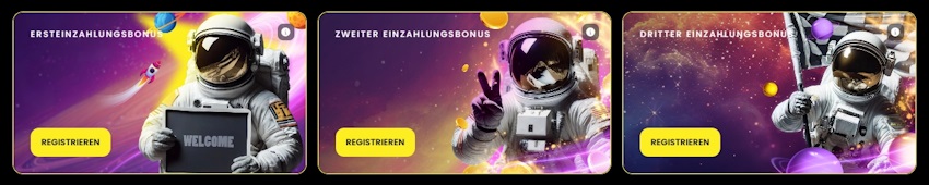 MoonWin Casino Willkommensbonus Paket