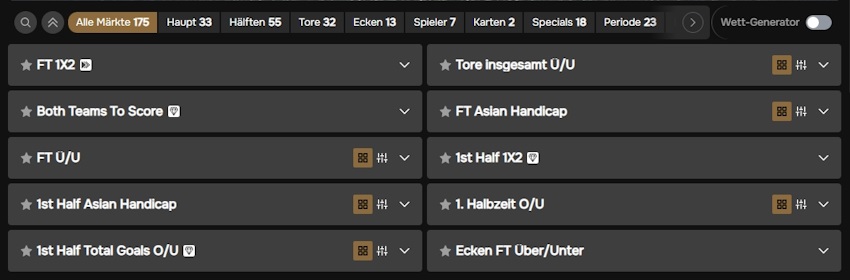 Mr Punter Wettmärkte
