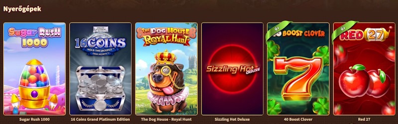 MyEmpire kaszinó nyerőgépes játékok
