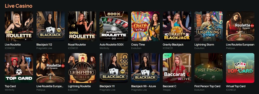 Ritzo kaszinó élő játékok