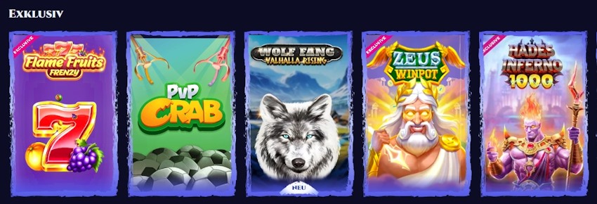 Spinight Casino exklusive Slot-Spiele
