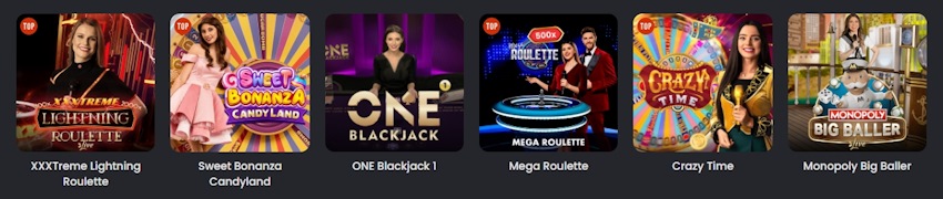 Spinline kaszinó élő játékok