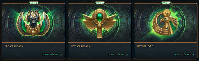 Talismania Casino bónuszok