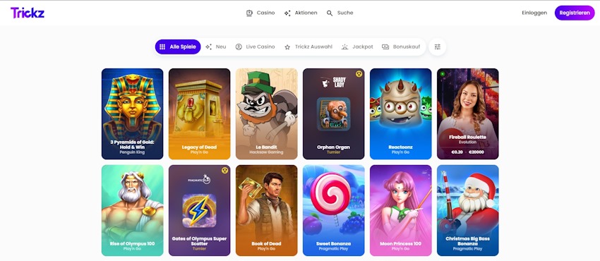 Trickz Casino Schweiz