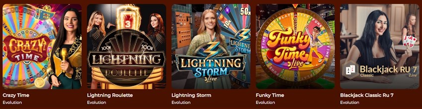 Vegazone Casino Live Spiele