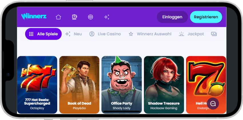 Winnerz Casino mobil