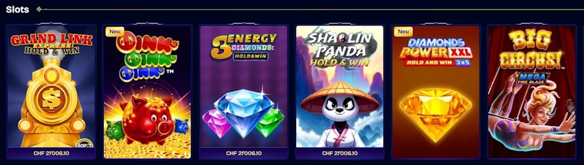 WishWin Casino Slot-Spiele